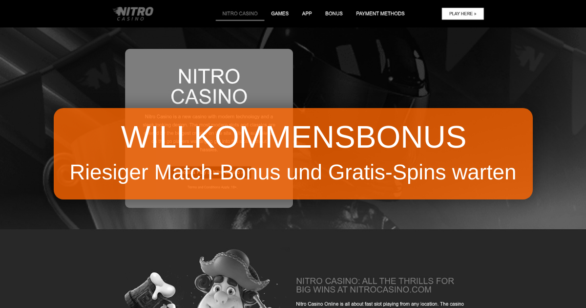 Nitro Casino - Spiele und Gewinne in Deutschland